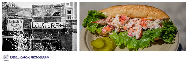 A day off for Maine wedding photographers has to include a delicious lobster roll!