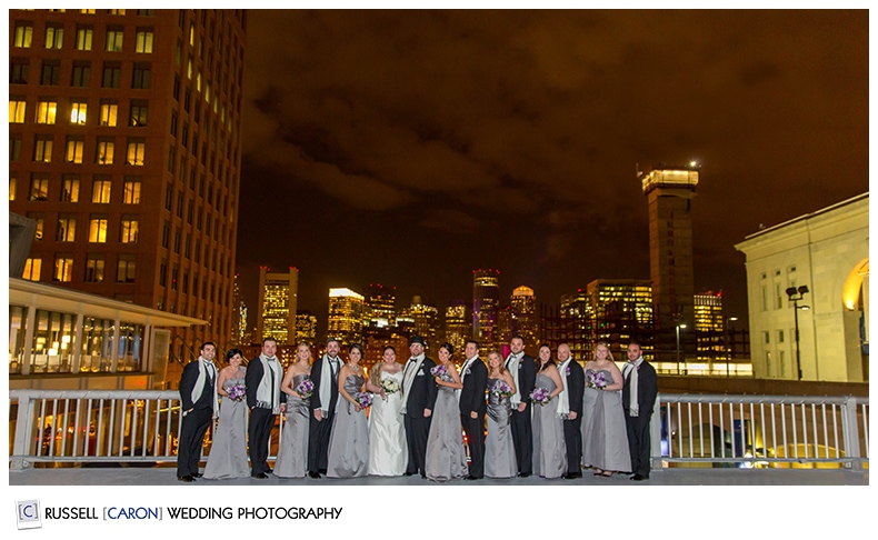 New Year's Eve wedding party at the Seaport Hotel, Boston