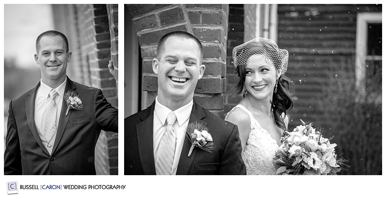 first look by maine wedding photographers