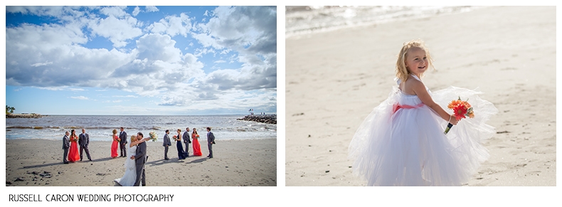 Colony Beach bridal party photos, Kennebunkport, Maine
