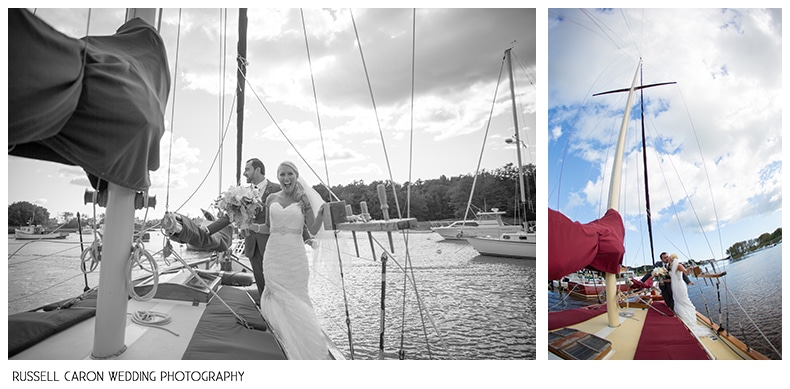 Sailing on your wedding day