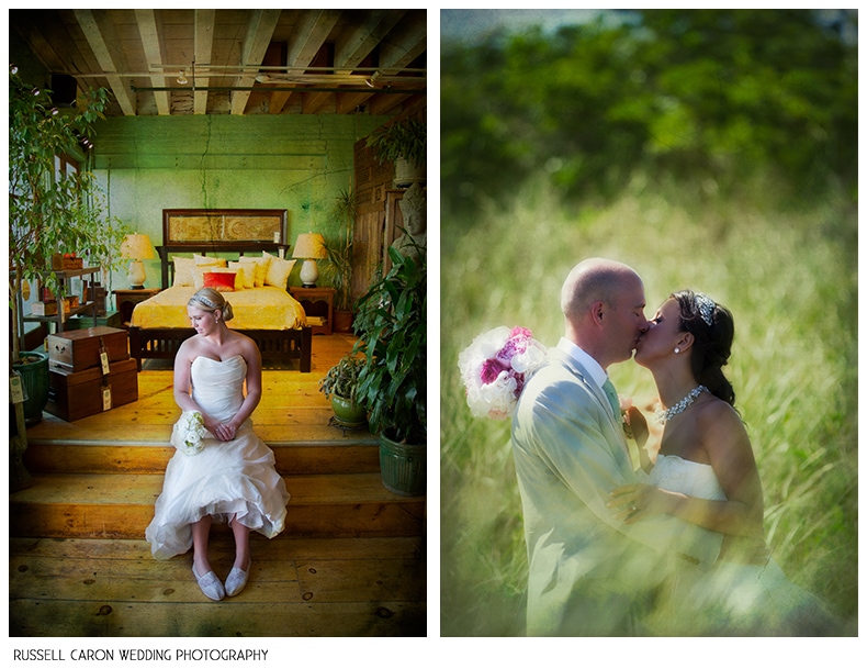 Quiet poses of a Maine wedding photographer by Russell Caron Wedding Photography