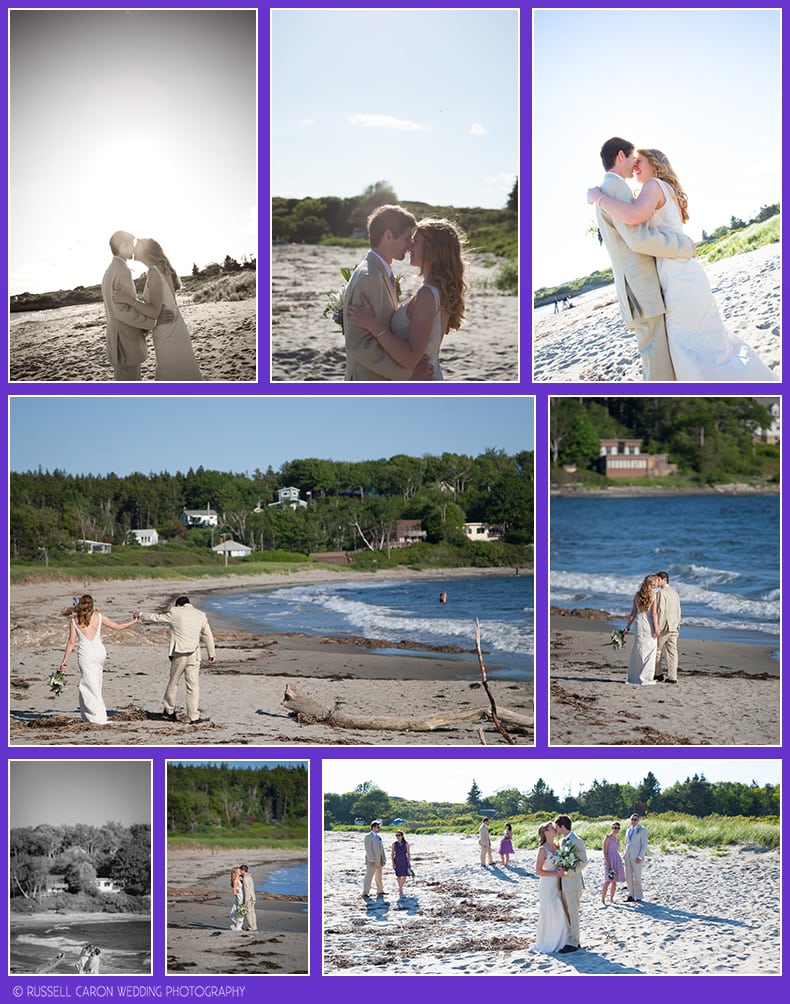 Hermit Island Maine wedding photographers