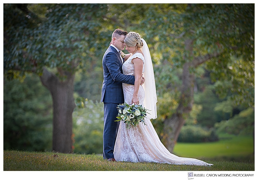 Bride and groom artistic wedding photos by Russell Caron Wedding Photography