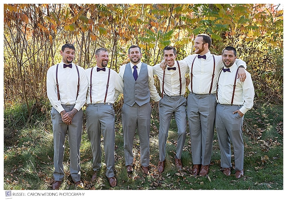 groom and groomsmen at Barn at Silver Oaks Estate wedding