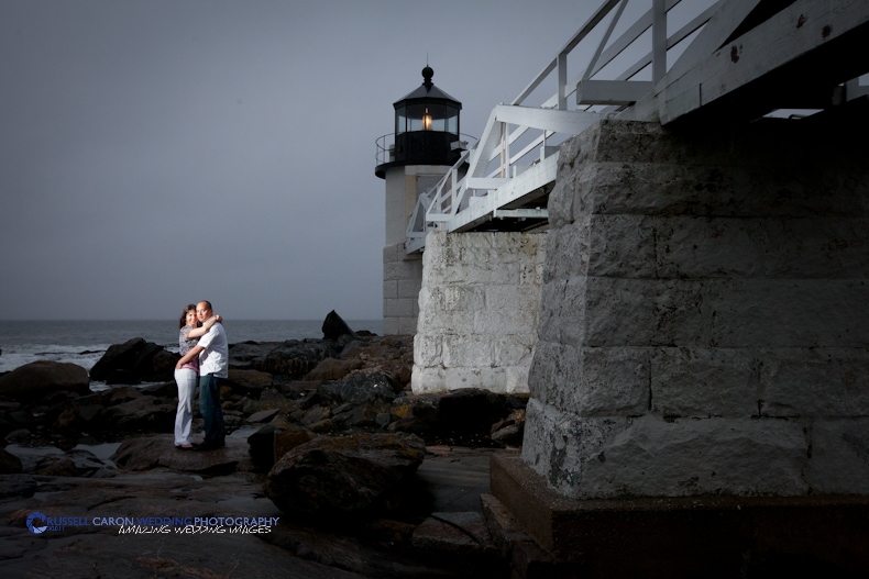 marshall point light engagement session