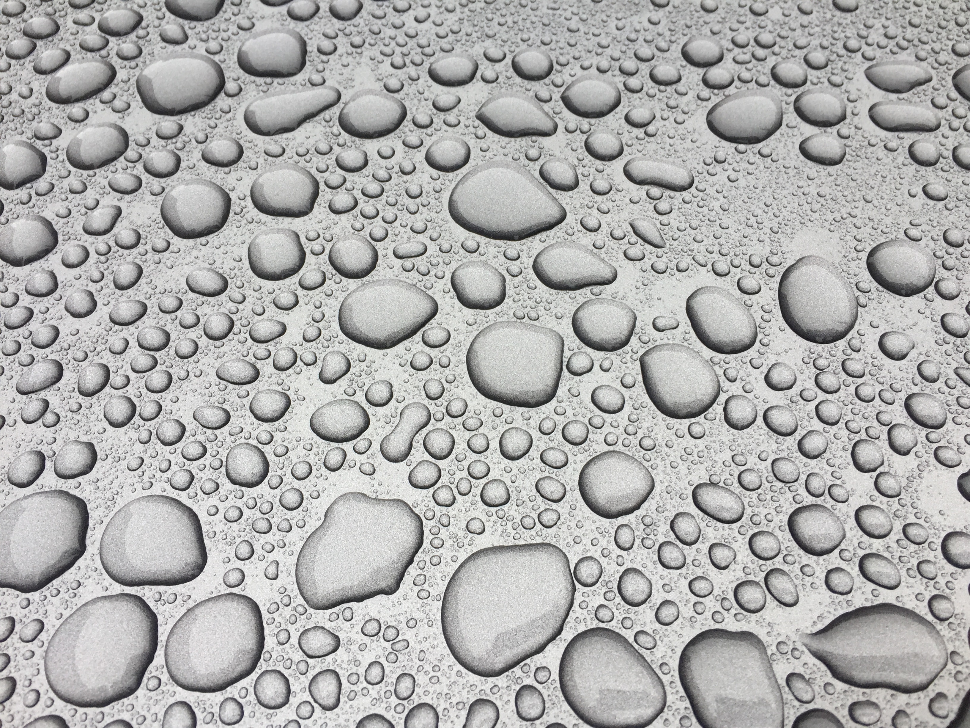 Water beading up on new car
