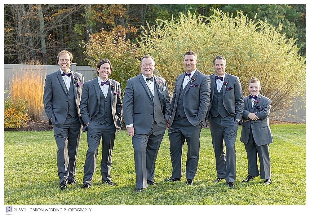 groom and groomsmen at the LaBelle Winery