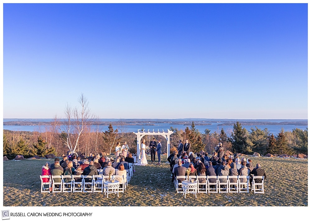 midcoast maine wedding ceremony 