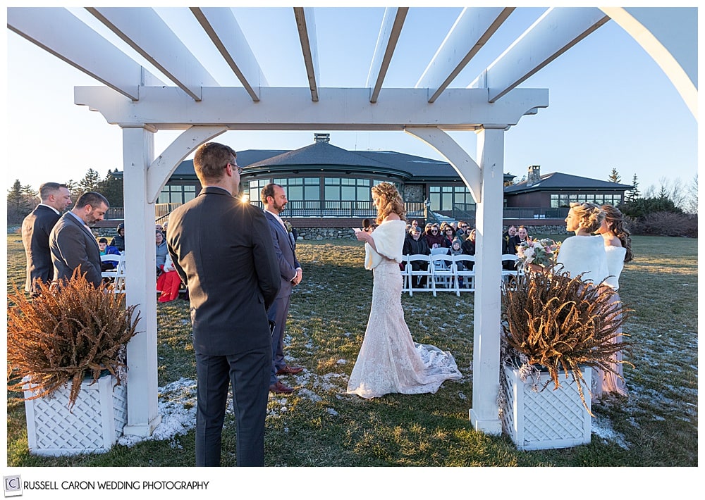 midcoast maine wedding ceremony in north port maine