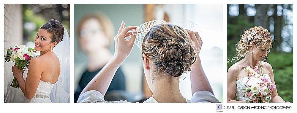 Wedding hair styles for Maine brides