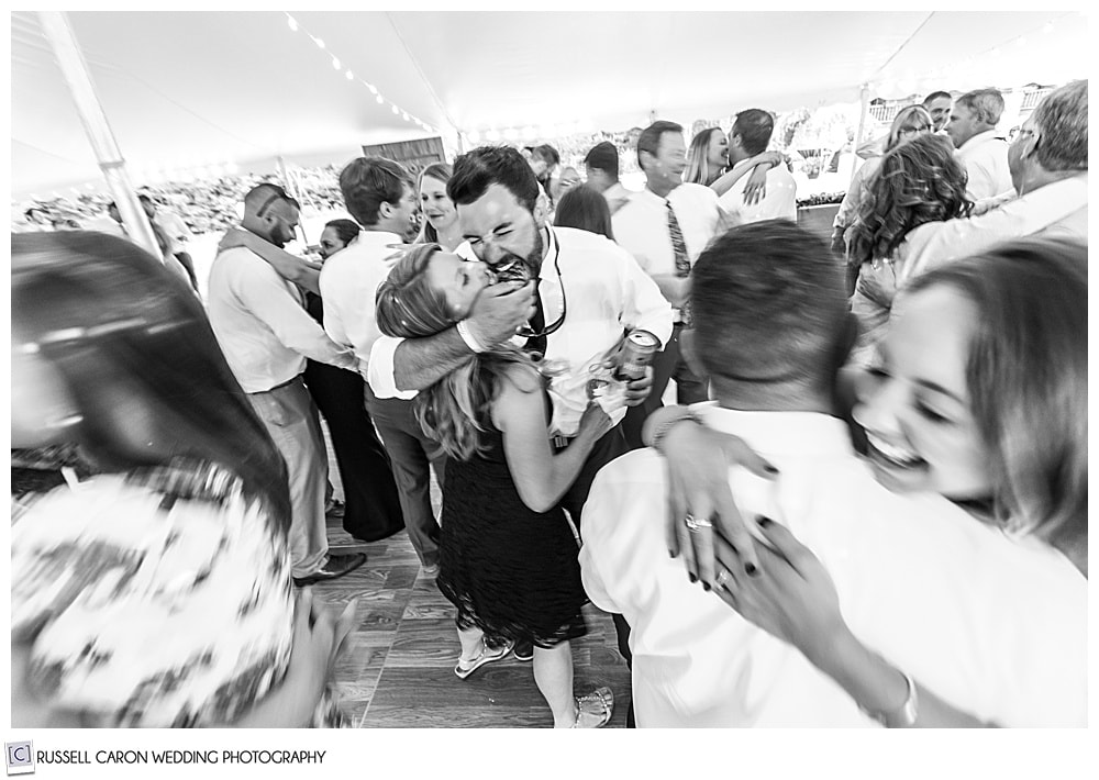 black and whit ephot of people dancing