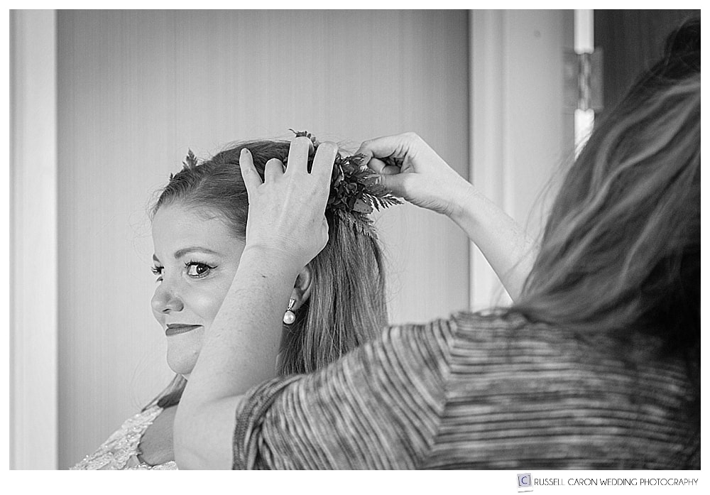 bride getting ready photo