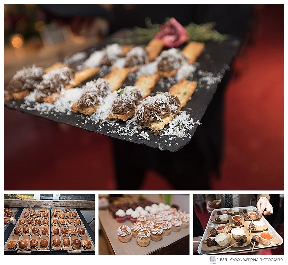 Bread & Butter Catering Company wedding reception food