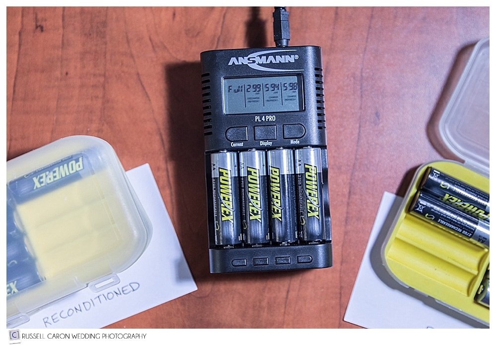 Using an Ansmann Charger for refreshing rechargeable batteries
