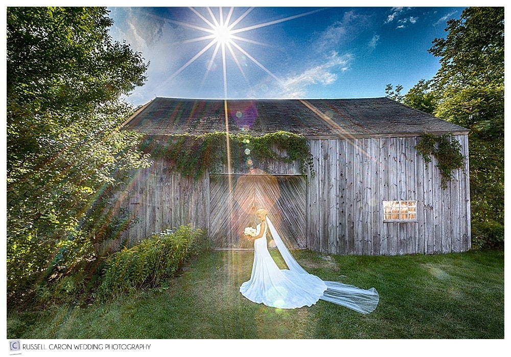 #9 stunning bridal portraits of 2016, Danielle at her Point Lookout, Northport Maine wedding