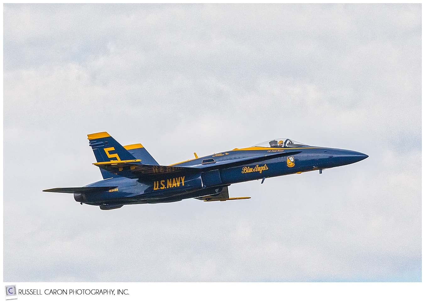 #5 of the US Navy Blue Angels