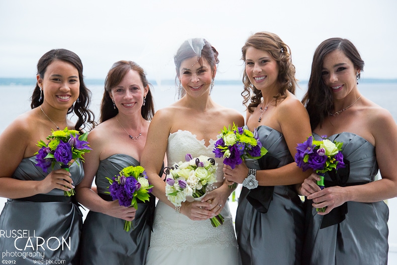 Bride and bridesmaids photos