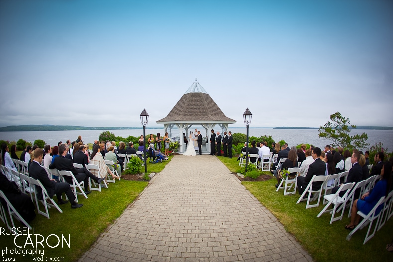 A view of a French's Point wedding, Stockton Springs, Maine