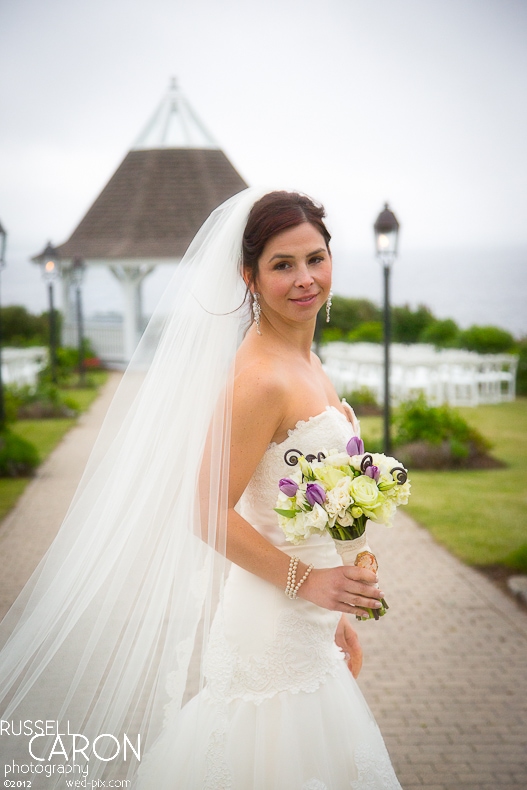 Outdoor bridal portrait