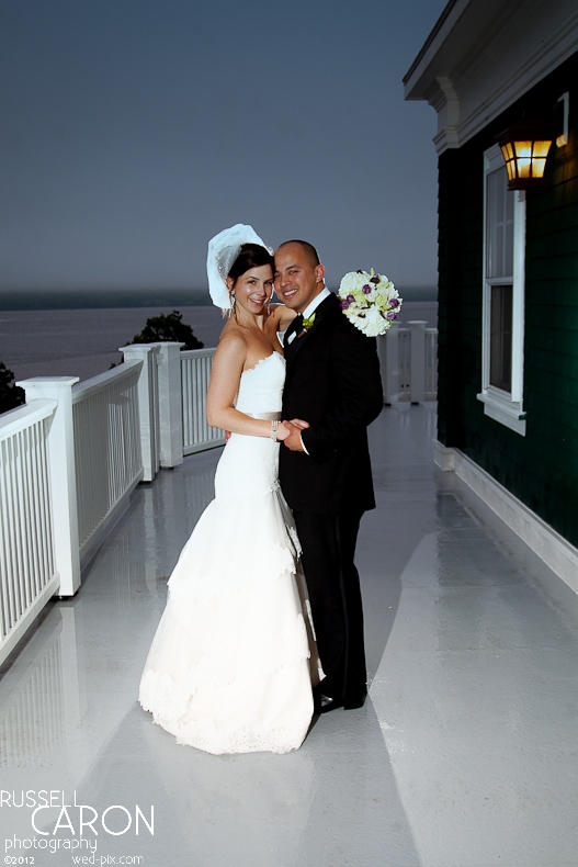 Bride and groom portrait