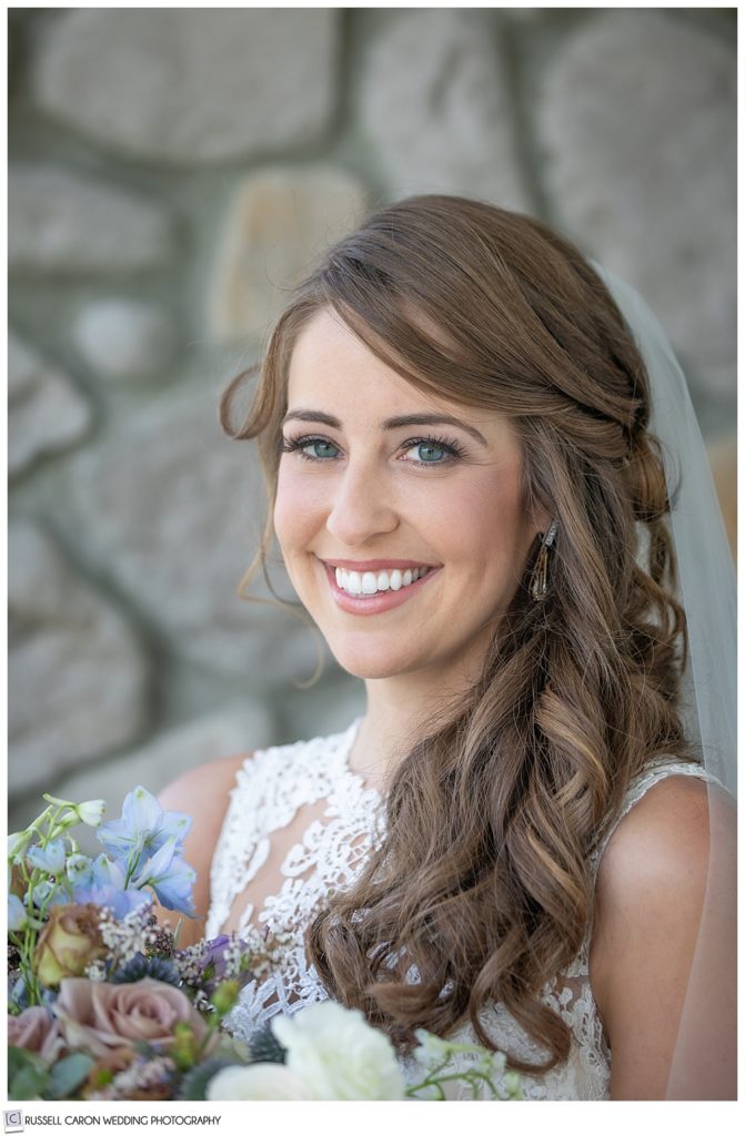 bride smiling