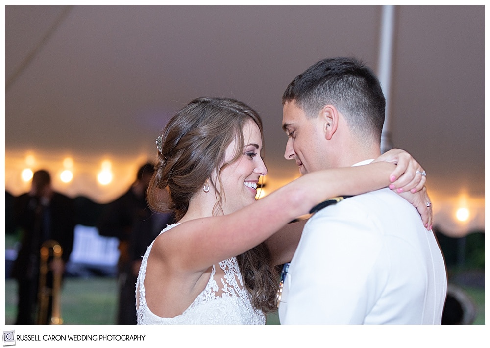 bride and groom's first dance