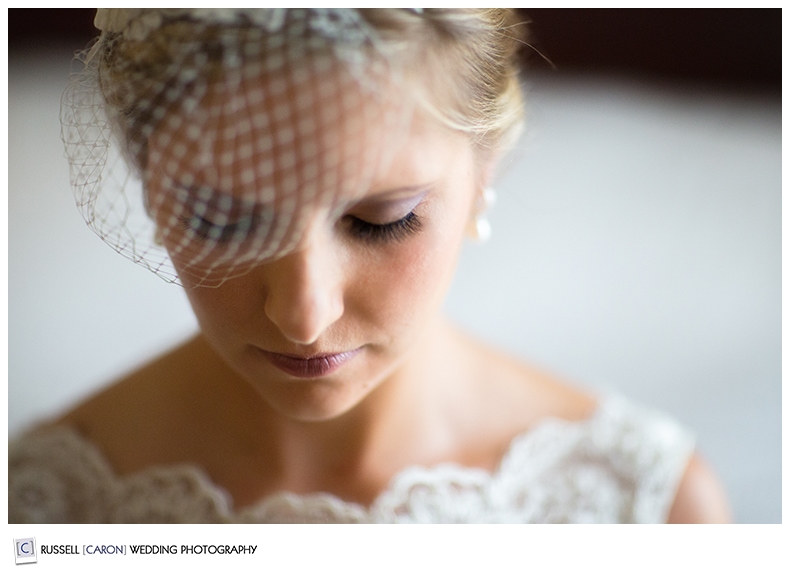 Beautiful Maine wedding bridal portraits