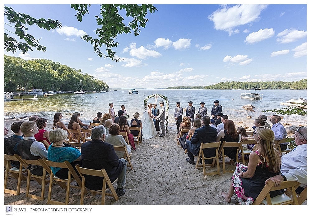 Frye Island wedding