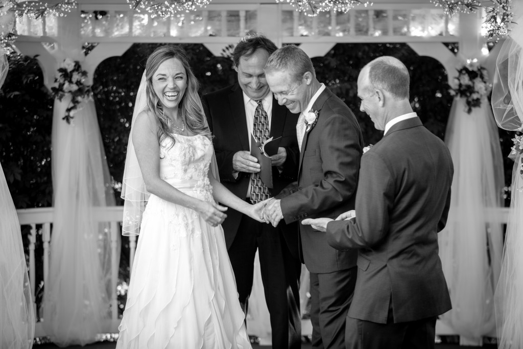 Best man with wedding bands