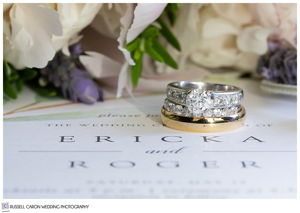 wedding ring detail photo