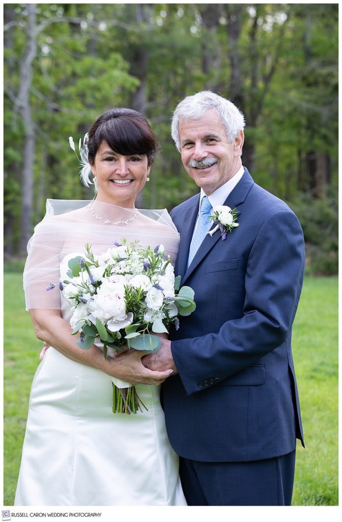 bride and groom portrait