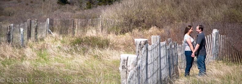 Engagement session Hermit Island Maine