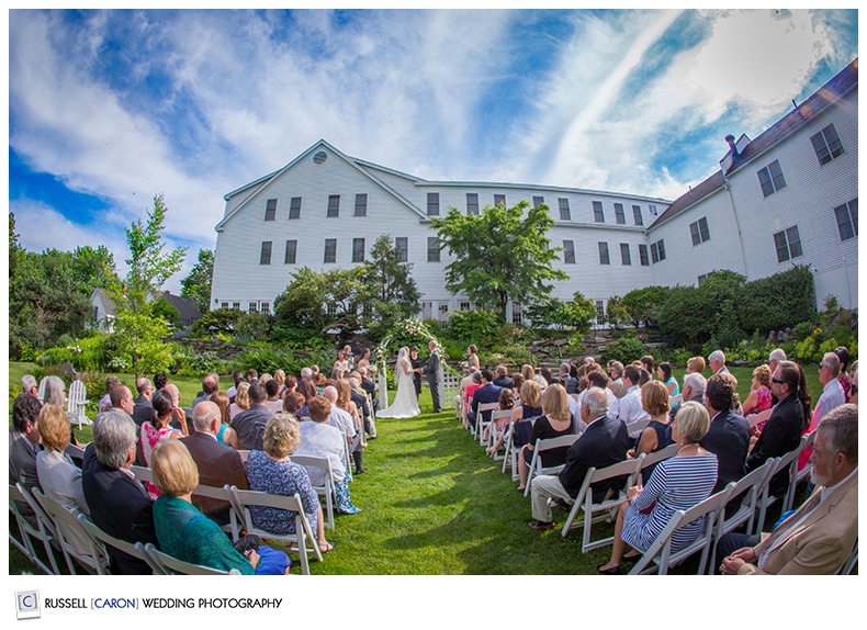 Outdoor Maine weddings