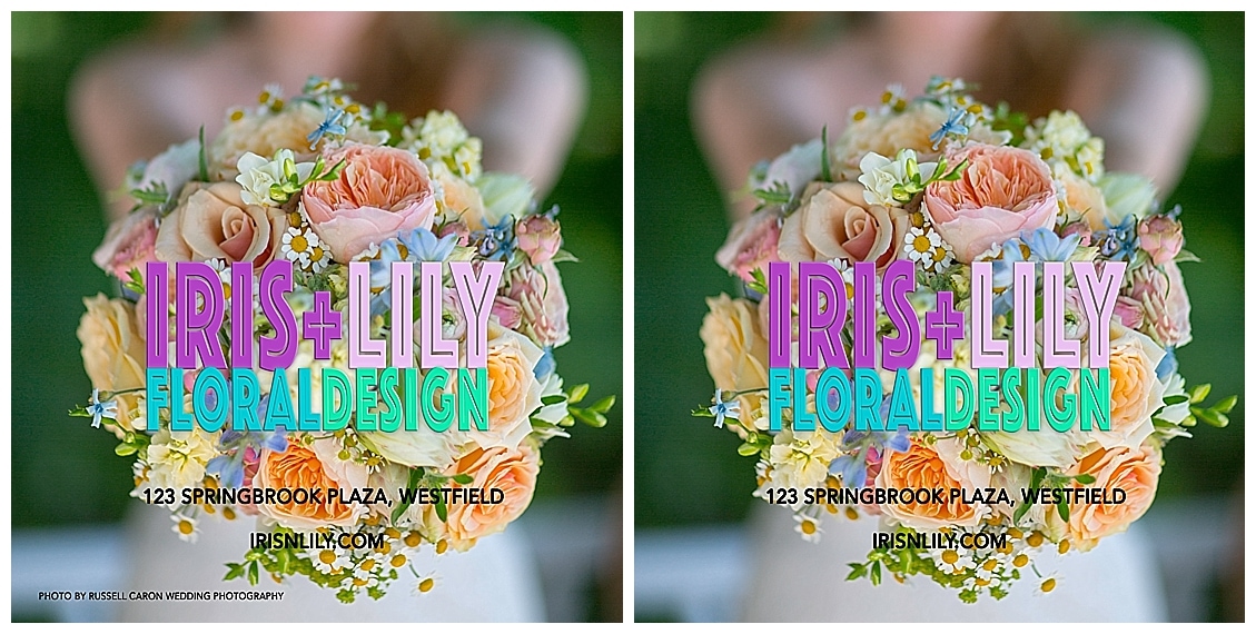 photo of brightly colored bouquet with lettering across to illustrate how to use copyrights and photo credits