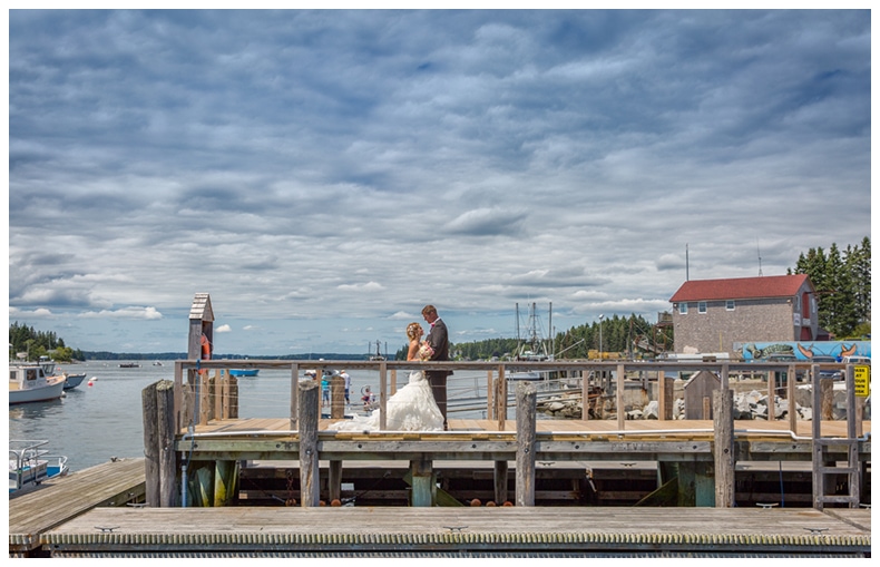 Artistic Maine coast wedding photographers