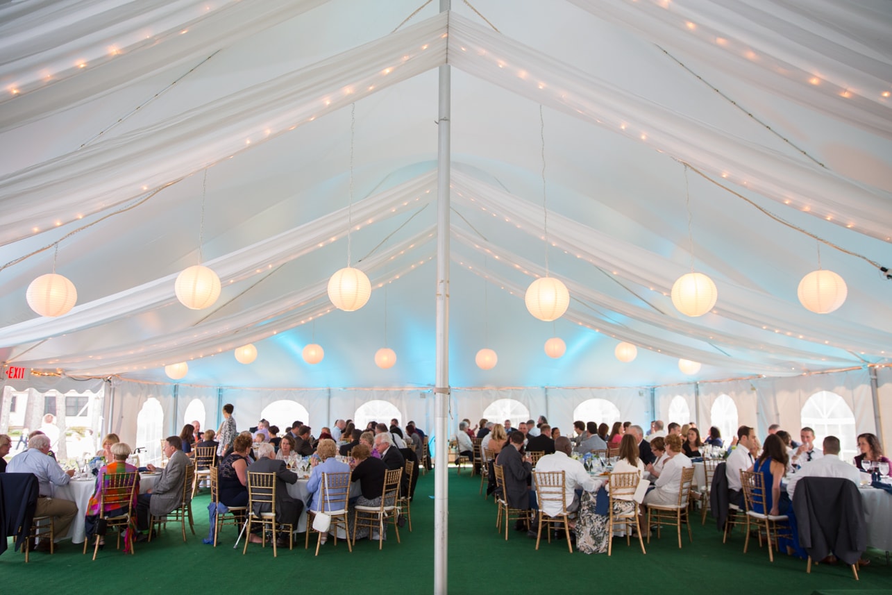Under the tent at The Wentworth