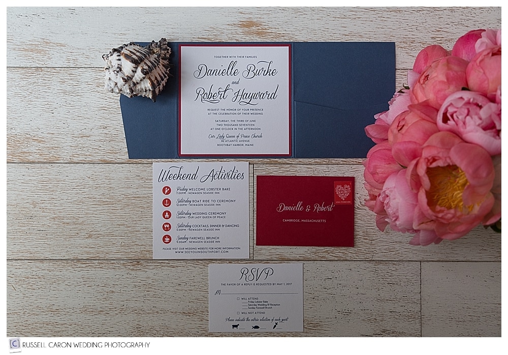wedding detail of paper suite
