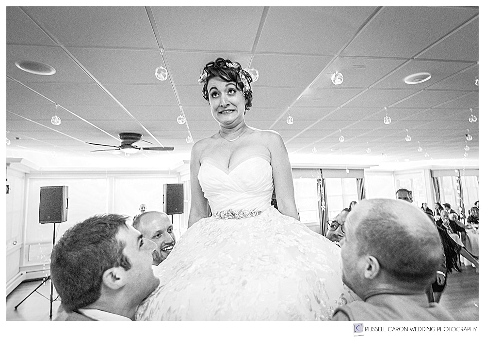 bride during the jewish hora
