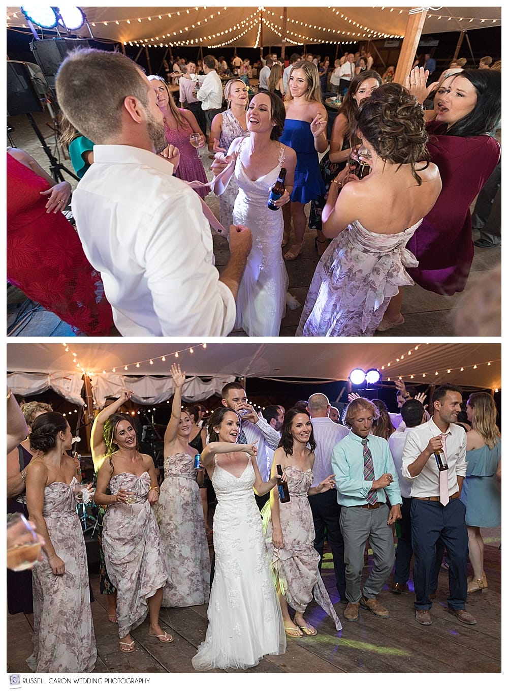 wedding reception dancing fun