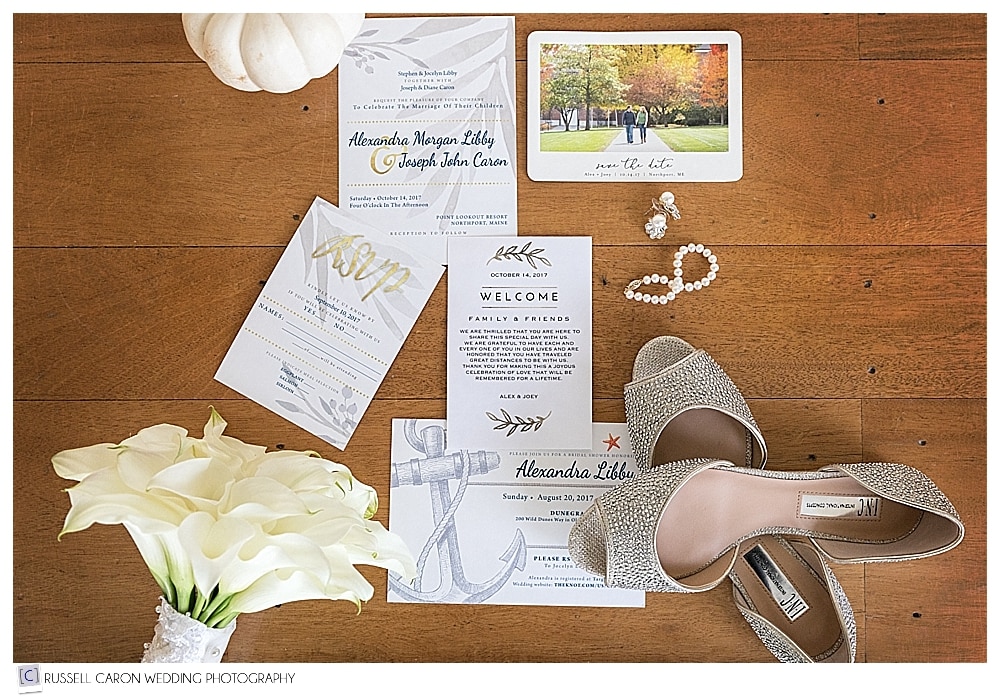wedding invitation suite detail photo