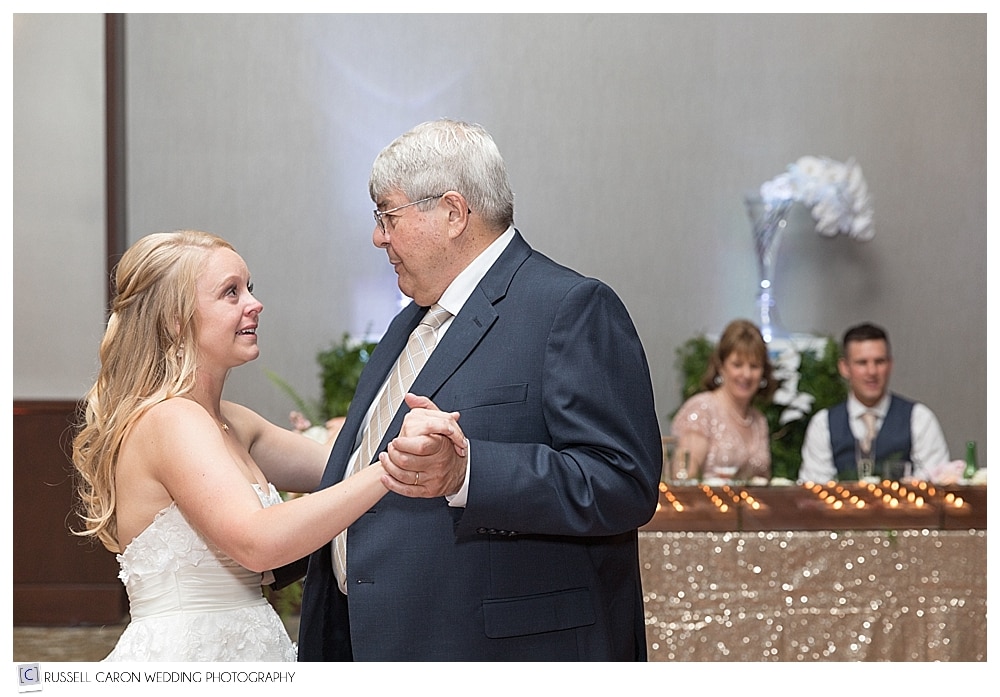 bride dances with her step father