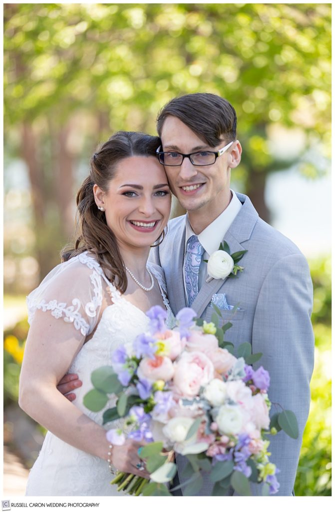 bride and groom portrait 