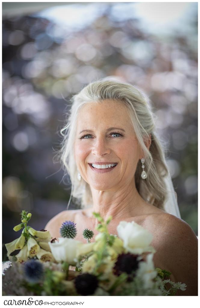 beautiful bridal portrait during a scarborough maine wedding