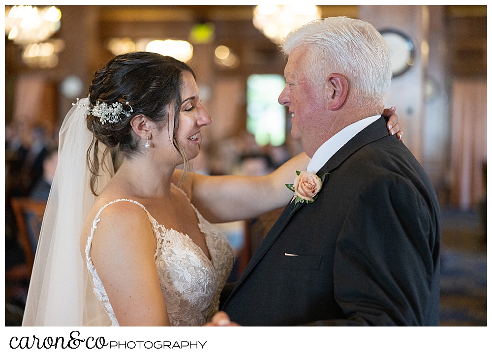 the bride dances with her father